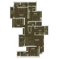 Saheel 5 Star Wakad 4 BHK Floor Plan Image