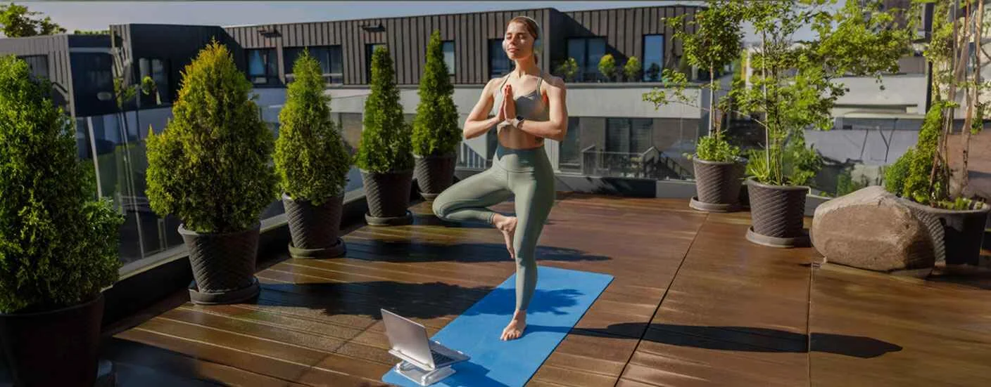 Saheel 5 Star Wakad Yoga Deck Image